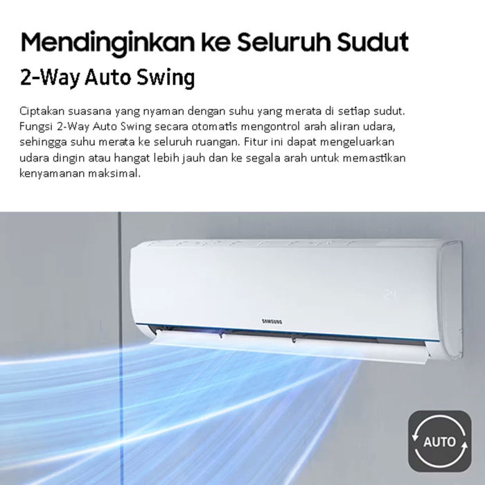 Samsung AC Wall Mounted Split Standard 1 PK - AR09AGHQBSINSE